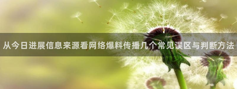 吃瓜黑料在线:从今日进展信息来源看网络爆料传播几个常见误区与判断方法